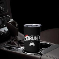 Funny Gaming Christmas Tumbler Cup Gamer Bruh Video Game - Wonder Print Shop