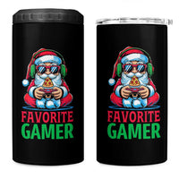 Funny Santa Gamer Christmas 4 in 1 Can Cooler Tumbler - Wonder Print Shop