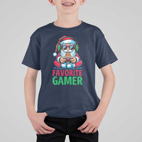 Funny Santa Gamer Christmas T Shirt For Kid - Wonder Print Shop