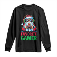 Funny Santa Gamer Christmas Long Sleeve Shirt - Wonder Print Shop