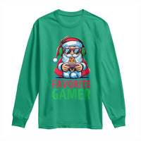 Funny Santa Gamer Christmas Long Sleeve Shirt - Wonder Print Shop