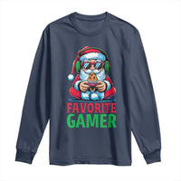 Funny Santa Gamer Christmas Long Sleeve Shirt - Wonder Print Shop