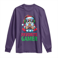 Funny Santa Gamer Christmas Long Sleeve Shirt - Wonder Print Shop