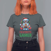 Funny Santa Gamer Christmas T Shirt For Women - Wonder Print Shop