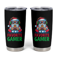 Funny Santa Gamer Christmas Tumbler Cup - Wonder Print Shop