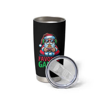 Funny Santa Gamer Christmas Tumbler Cup - Wonder Print Shop