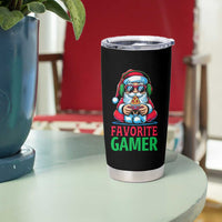 Funny Santa Gamer Christmas Tumbler Cup - Wonder Print Shop