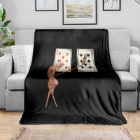 67 Marcus The Worm Poker Game Throw Blanket Funny Six Seven Meme Playing Cards - Wonder Print Shop