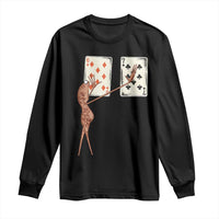 67 Marcus The Worm Poker Game Long Sleeve Shirt Funny Six Seven Meme Playing Cards - Wonder Print Shop