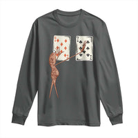 67 Marcus The Worm Poker Game Long Sleeve Shirt Funny Six Seven Meme Playing Cards - Wonder Print Shop