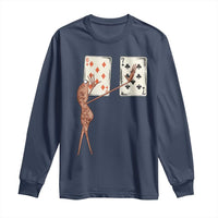 67 Marcus The Worm Poker Game Long Sleeve Shirt Funny Six Seven Meme Playing Cards - Wonder Print Shop