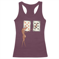 67 Marcus The Worm Poker Game Racerback Tank Top Funny Six Seven Meme Playing Cards - Wonder Print Shop