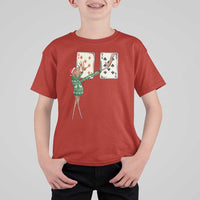 67 Marcus The Worm Poker Game Christmas T Shirt For Kid Funny Six Seven Meme Playing Cards Holiday Vibe - Wonder Print Shop