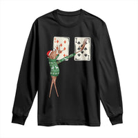 67 Marcus The Worm Poker Game Christmas Long Sleeve Shirt Funny Six Seven Meme Playing Cards Holiday Vibe - Wonder Print Shop