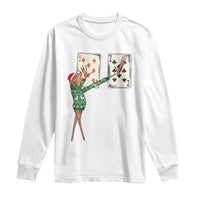 67 Marcus The Worm Poker Game Christmas Long Sleeve Shirt Funny Six Seven Meme Playing Cards Holiday Vibe - Wonder Print Shop