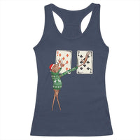 67 Marcus The Worm Poker Game Christmas Racerback Tank Top Funny Six Seven Meme Playing Cards Holiday Vibe - Wonder Print Shop