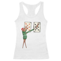67 Marcus The Worm Poker Game Christmas Racerback Tank Top Funny Six Seven Meme Playing Cards Holiday Vibe - Wonder Print Shop