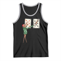 67 Marcus The Worm Poker Game Christmas Tank Top Funny Six Seven Meme Playing Cards Holiday Vibe - Wonder Print Shop