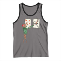 67 Marcus The Worm Poker Game Christmas Tank Top Funny Six Seven Meme Playing Cards Holiday Vibe - Wonder Print Shop