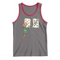 67 Marcus The Worm Poker Game Christmas Tank Top Funny Six Seven Meme Playing Cards Holiday Vibe - Wonder Print Shop