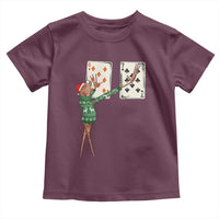 67 Marcus The Worm Poker Game Christmas Toddler T Shirt Funny Six Seven Meme Playing Cards Holiday Vibe - Wonder Print Shop