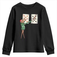 67 Marcus The Worm Poker Game Christmas Youth Sweatshirt Funny Six Seven Meme Playing Cards Holiday Vibe - Wonder Print Shop
