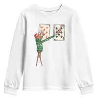 67 Marcus The Worm Poker Game Christmas Youth Sweatshirt Funny Six Seven Meme Playing Cards Holiday Vibe - Wonder Print Shop
