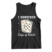 I Survived 67 Days Of School Tank Top Playing Cards Meme - Wonder Print Shop