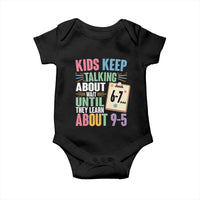 67 Six Seven Meme Baby Onesie Kids Keep Talking About 6-7 Wait Until They Learn 9-5 - Wonder Print Shop