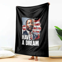 Martin Luther King Jr Throw Blanket I Have A Dream - Wonder Print Shop