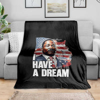 Martin Luther King Jr Throw Blanket I Have A Dream - Wonder Print Shop
