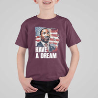 Martin Luther King Jr T Shirt For Kid I Have A Dream - Wonder Print Shop