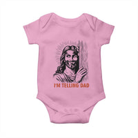Funny Jesus Christian Meme Baby Onesie I Am Telling Dad