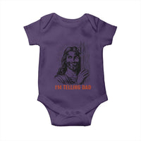 Funny Jesus Christian Meme Baby Onesie I Am Telling Dad
