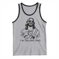 Funny Jesus Meme Tank Top I Am Telling Dad