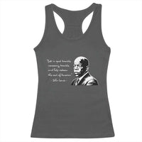 John Lewis Quote Racerback Tank Top Black History Good Trouble