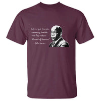 John Lewis Quote T Shirt Black History Good Trouble