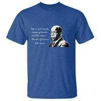 John Lewis Quote T Shirt Black History Good Trouble