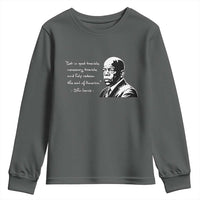 John Lewis Quote Youth Sweatshirt Black History Good Trouble