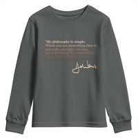 John Lewis Quote Youth Sweatshirt Black History Month