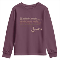 John Lewis Quote Youth Sweatshirt Black History Month