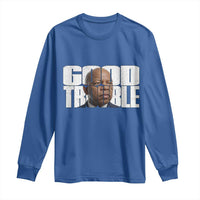 John Lewis Quote Affrican American Long Sleeve Shirt Black History Good Trouble