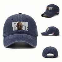 John Lewis Quote Affrican American Washed Cotton Baseball Cap Black History Good Trouble