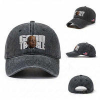 John Lewis Quote Affrican American Washed Cotton Baseball Cap Black History Good Trouble