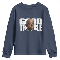 John Lewis Quote Affrican American Youth Sweatshirt Black History Good Trouble