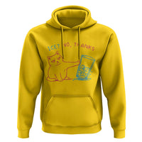 Funny Cat Anti ICE Political Protest Hoodie Ice? No Thanks