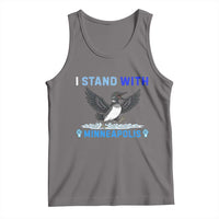 I Stand With Minneapolis Tank Top Loon Minnesota Resist Anti ICE Immigration Protest
