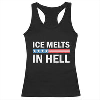 Ice Melts In Hell Racerback Tank Top Activist Statement Quote