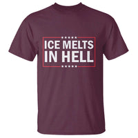 Ice Melts In Hell T Shirt Immigrant Rights Activist Statement Protest Quote