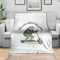 Funny Frog Anti ICE Political Protest Throw Blanket Off To Be Radical Left Scum